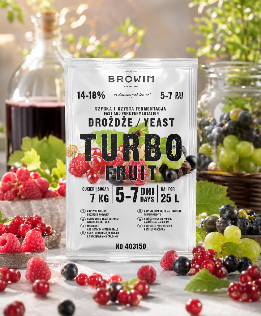Mielės Turbo fruit 10 vnt.